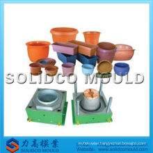 New design plastic injection flower pot mould supplier